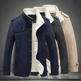 Eleganter Herrenmantel mit Fleece