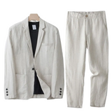 Manfred Elegantes Herren-Set mit Leinen