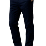 Herrenhose aus Baumwolle mit Elasthan – Marineblau
