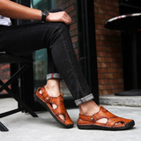 Klassische Herren-Ledersandalen