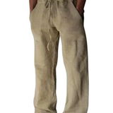 Leichte Herrenhose mit Leinen in schmaler Passform