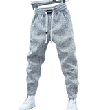 Lässige gemusterte Herrenhose