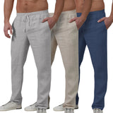 Elegante Herren-Sommerhose mit Leinen