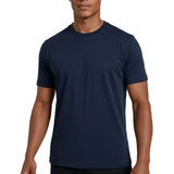 Meeresblaues Herren-T-Shirt Slim Fit