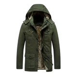 Elegante gesteppte Herren-Winterjacke