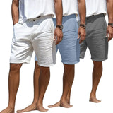 Elegante Herrenshorts mit Leinen