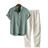 Lässiges Herren-Set mit kurzen Ärmeln