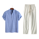 Herren-Set mit Leinen: Hemd und Hose