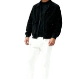 Herren-Cordjacke – Schwarz