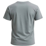 Eisengraues Herren-T-Shirt aus Baumwolle