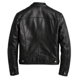 Vintage-Herrenlederjacke mit zeitlosem Charakter
