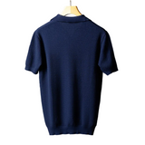 Elegantes Herren-Poloshirt aus Baumwollstrick