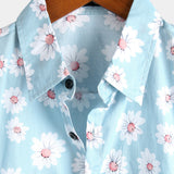 Hawaii-Herrenhemd mit Gänseblümchen