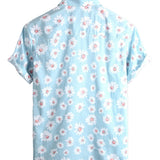 Hawaii-Herrenhemd mit Gänseblümchen