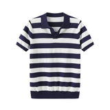 Manfred Gestreiftes Herren-Poloshirt