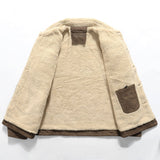 Lässige Herrenjacke mit Fleecefutter