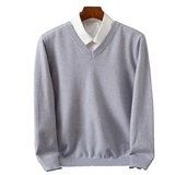 Eleganter Herrenpullover mit V-Ausschnitt