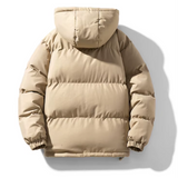 Gefütterte winddichte Herrenjacke