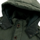 Elegante wattierte Herrenjacke für kalte Tage