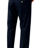 Herrenhose aus Baumwolle mit Elasthan – Marineblau