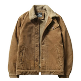 Herren-Winterjacke aus Samt