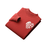 Dieter Herrenpullover mit Herzmotiv