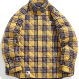 Gesteppte Herren-Baumwolljacke im Vintage-Stil