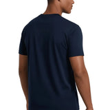 Meeresblaues Herren-T-Shirt Slim Fit