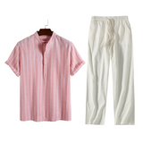 Herren-Set mit Leinen: Hemd und Hose
