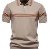 Gestreiftes Herren-Poloshirt