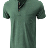 Lässiges Herren-T-Shirt aus Baumwolle