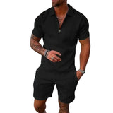 Helmut – Herrenset: Poloshirt und Shorts