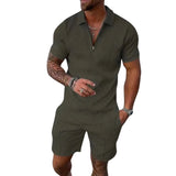 Helmut – Herrenset: Poloshirt und Shorts