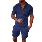 Helmut – Herrenset: Poloshirt und Shorts