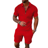 Helmut – Herrenset: Poloshirt und Shorts