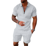 Helmut – Herrenset: Poloshirt und Shorts