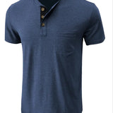 Lässiges Herren-T-Shirt aus Baumwolle