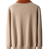 Helmut Herren-Polopullover mit Reißverschluss
