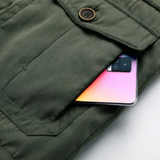 Elegante wattierte Herrenjacke für kalte Tage