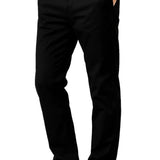 Herrenhose aus Baumwolle mit Elasthan – Schwarz