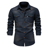 Herren-Jeanshemd