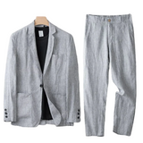 Manfred Elegantes Herren-Set mit Leinen