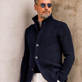 Warmer Herren-Strickcardigan