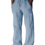Leichte Herrenhose mit Leinen in schmaler Passform