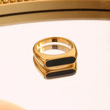 Obsidian-Ring