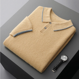Noah Herren-Poloshirt aus Strick