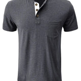 Lässiges Herren-T-Shirt aus Baumwolle