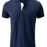 Lässiges Herren-T-Shirt aus Baumwolle