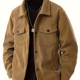 Elegante Herrenjacke aus Velours