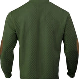 Eleganter Herrenpullover mit Knöpfen